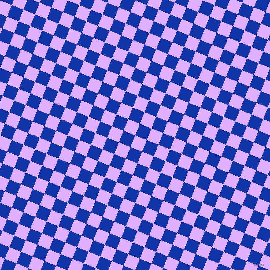 68/158 degree angle diagonal checkered chequered squares checker pattern checkers background, 41 pixel square size, , Mauve and Egyptian Blue checkers chequered checkered squares seamless tileable