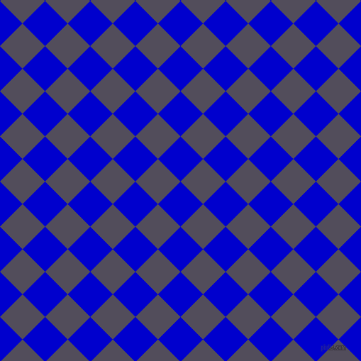 45/135 degree angle diagonal checkered chequered squares checker pattern checkers background, 45 pixel square size, , Medium Blue and Mulled Wine checkers chequered checkered squares seamless tileable