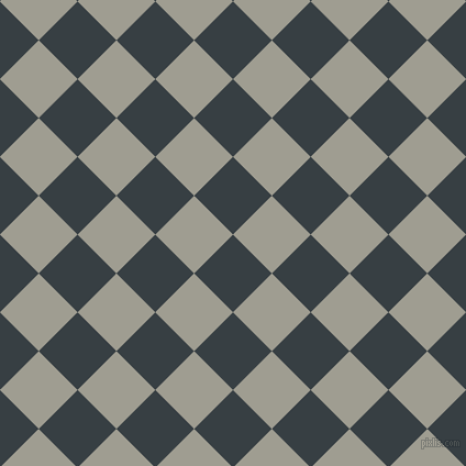 45/135 degree angle diagonal checkered chequered squares checker pattern checkers background, 50 pixel square size, , Mirage and Dawn checkers chequered checkered squares seamless tileable
