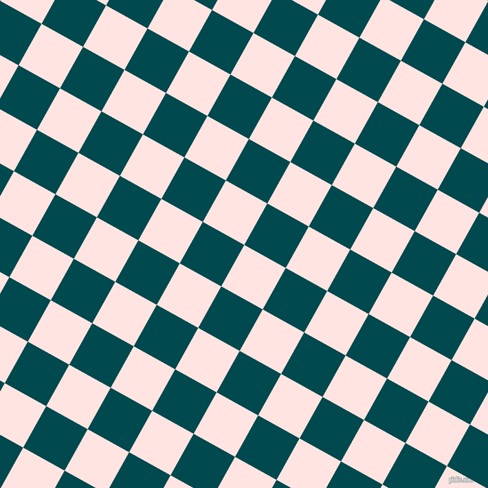 61/151 degree angle diagonal checkered chequered squares checker pattern checkers background, 69 pixel square size, , Misty Rose and Sherpa Blue checkers chequered checkered squares seamless tileable