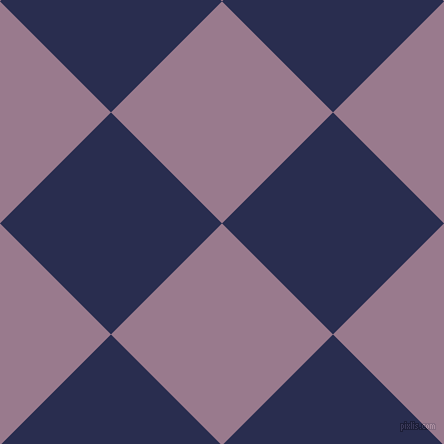 45/135 degree angle diagonal checkered chequered squares checker pattern checkers background, 157 pixel square size, , Mountbatten Pink and Lucky Point checkers chequered checkered squares seamless tileable