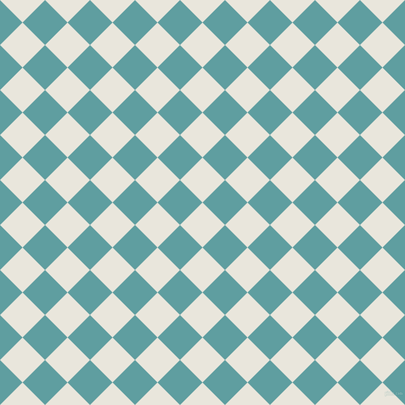 45/135 degree angle diagonal checkered chequered squares checker pattern checkers background, 63 pixel square size, , Narvik and Cadet Blue checkers chequered checkered squares seamless tileable