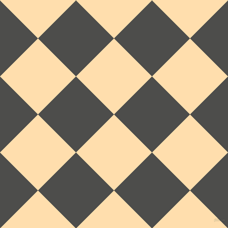 45/135 degree angle diagonal checkered chequered squares checker pattern checkers background, 174 pixel square size, , Navajo White and Thunder checkers chequered checkered squares seamless tileable