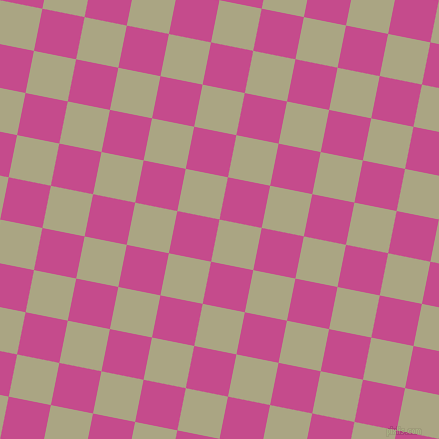 79/169 degree angle diagonal checkered chequered squares checker pattern checkers background, 43 pixel squares size, , Neutral Green and Mulberry checkers chequered checkered squares seamless tileable