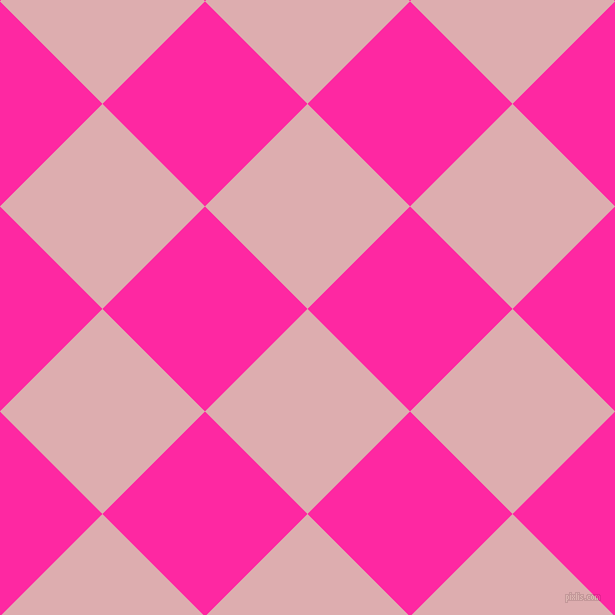 45/135 degree angle diagonal checkered chequered squares checker pattern checkers background, 145 pixel square size, , Pale Chestnut and Persian Rose checkers chequered checkered squares seamless tileable