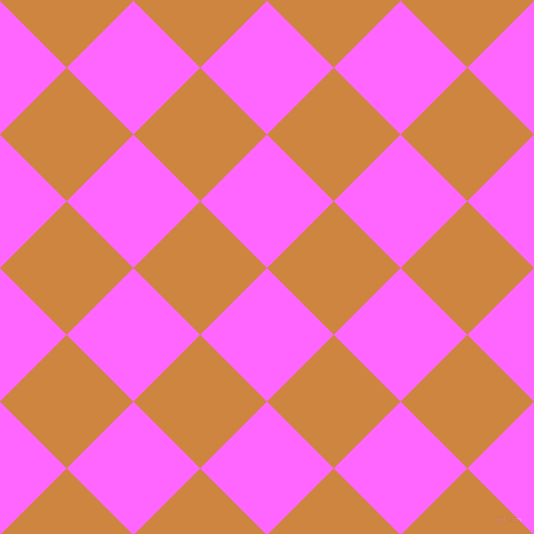 45/135 degree angle diagonal checkered chequered squares checker pattern checkers background, 136 pixel squares size, , Pink Flamingo and Peru checkers chequered checkered squares seamless tileable