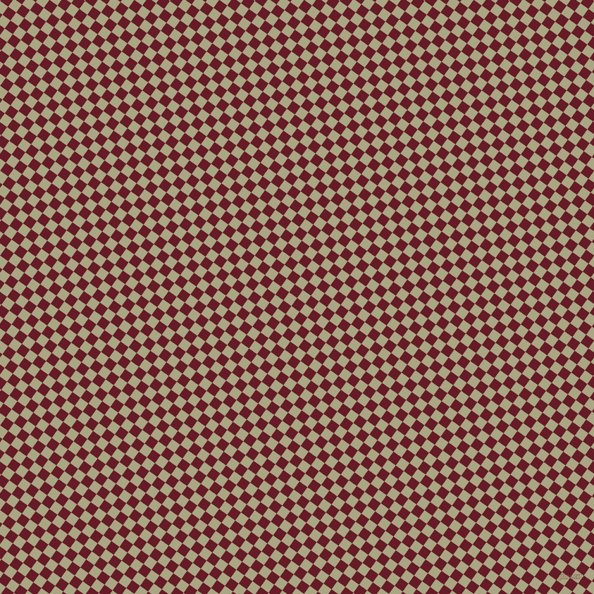 54/144 degree angle diagonal checkered chequered squares checker pattern checkers background, 14 pixel squares size, , Pohutukawa and Neutral Green checkers chequered checkered squares seamless tileable