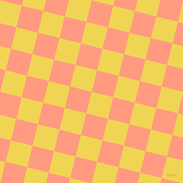 76/166 degree angle diagonal checkered chequered squares checker pattern checkers background, 74 pixel squares size, , Portica and Vivid Tangerine checkers chequered checkered squares seamless tileable
