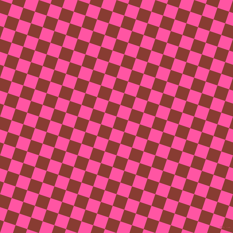 72/162 degree angle diagonal checkered chequered squares checker pattern checkers background, 41 pixel square size, , Prairie Sand and Brilliant Rose checkers chequered checkered squares seamless tileable