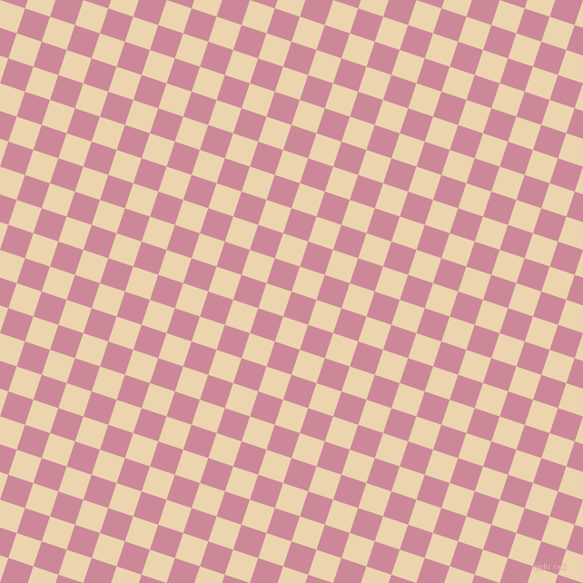 72/162 degree angle diagonal checkered chequered squares checker pattern checkers background, 29 pixel square size, , Puce and Givry checkers chequered checkered squares seamless tileable