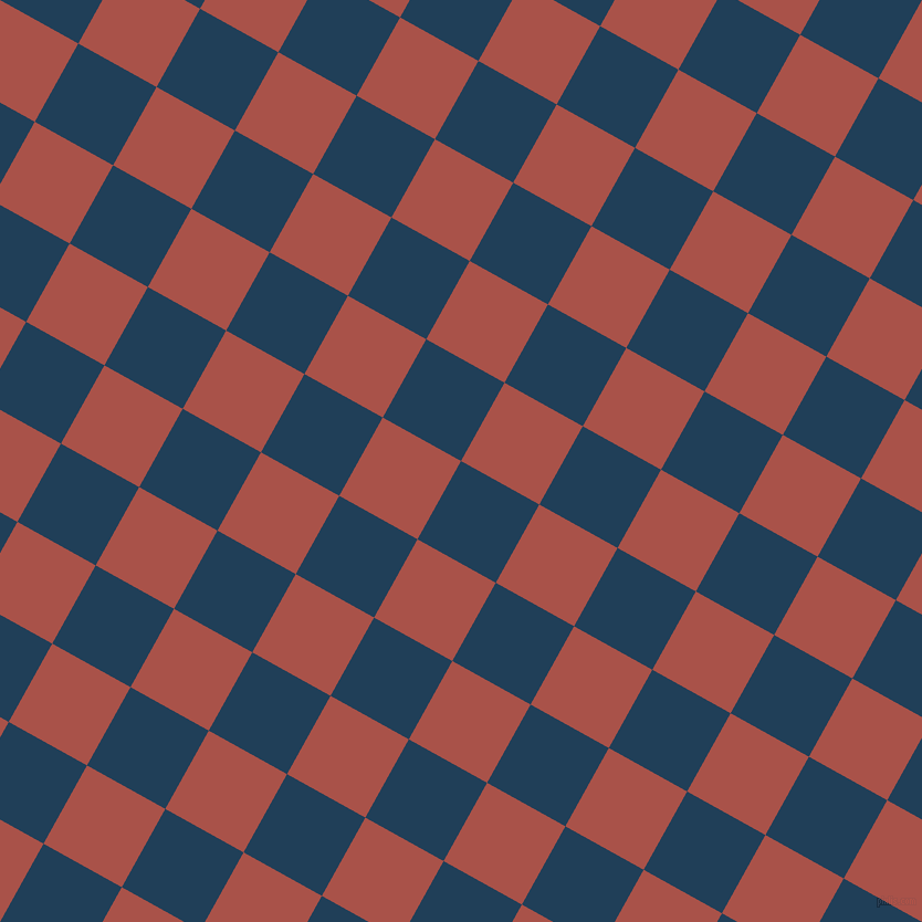 61/151 degree angle diagonal checkered chequered squares checker pattern checkers background, 81 pixel square size, , Regal Blue and Apple Blossom checkers chequered checkered squares seamless tileable