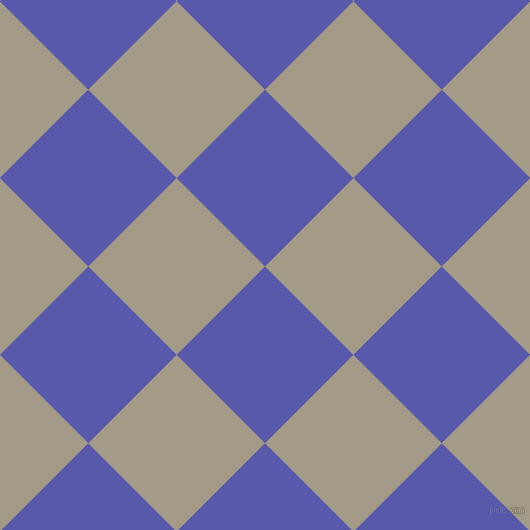 45/135 degree angle diagonal checkered chequered squares checker pattern checkers background, 125 pixel square size, , Rich Blue and Napa checkers chequered checkered squares seamless tileable