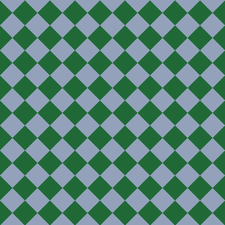 45/135 degree angle diagonal checkered chequered squares checker pattern checkers background, 57 pixel square size, , Rock Blue and Camarone checkers chequered checkered squares seamless tileable