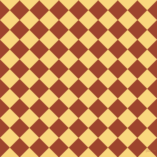 45/135 degree angle diagonal checkered chequered squares checker pattern checkers background, 48 pixel square size, , Rock Spray and Golden Glow checkers chequered checkered squares seamless tileable