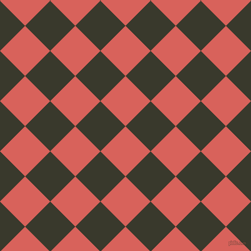 45/135 degree angle diagonal checkered chequered squares checker pattern checkers background, 71 pixel square size, , Roman and El Paso checkers chequered checkered squares seamless tileable