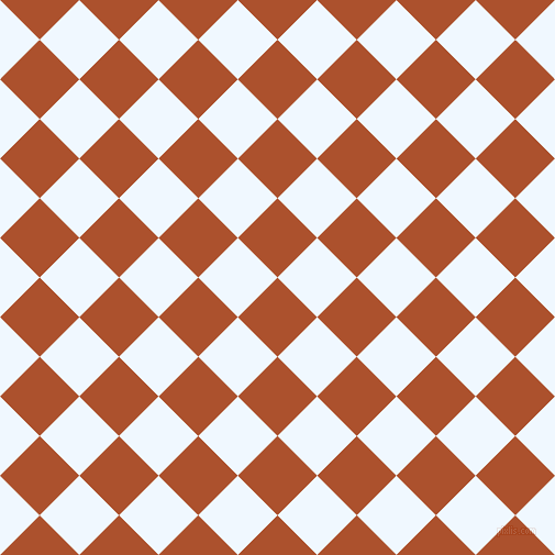 45/135 degree angle diagonal checkered chequered squares checker pattern checkers background, 51 pixel squares size, , Rose Of Sharon and Alice Blue checkers chequered checkered squares seamless tileable
