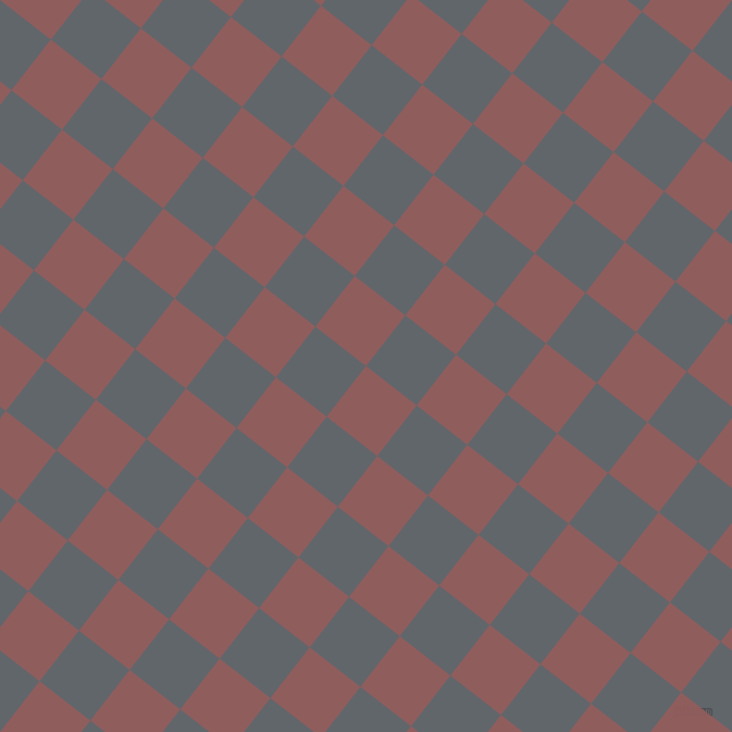 52/142 degree angle diagonal checkered chequered squares checker pattern checkers background, 59 pixel square size, , Rose Taupe and Shuttle Grey checkers chequered checkered squares seamless tileable