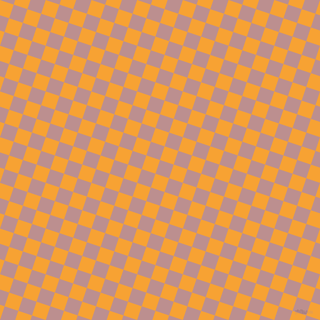 72/162 degree angle diagonal checkered chequered squares checker pattern checkers background, 29 pixel squares size, , Rosy Brown and Lightning Yellow checkers chequered checkered squares seamless tileable