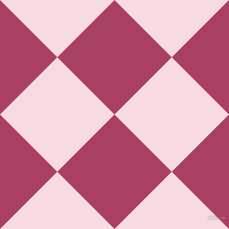 45/135 degree angle diagonal checkered chequered squares checker pattern checkers background, 164 pixel square size, , Rouge and Carousel Pink checkers chequered checkered squares seamless tileable