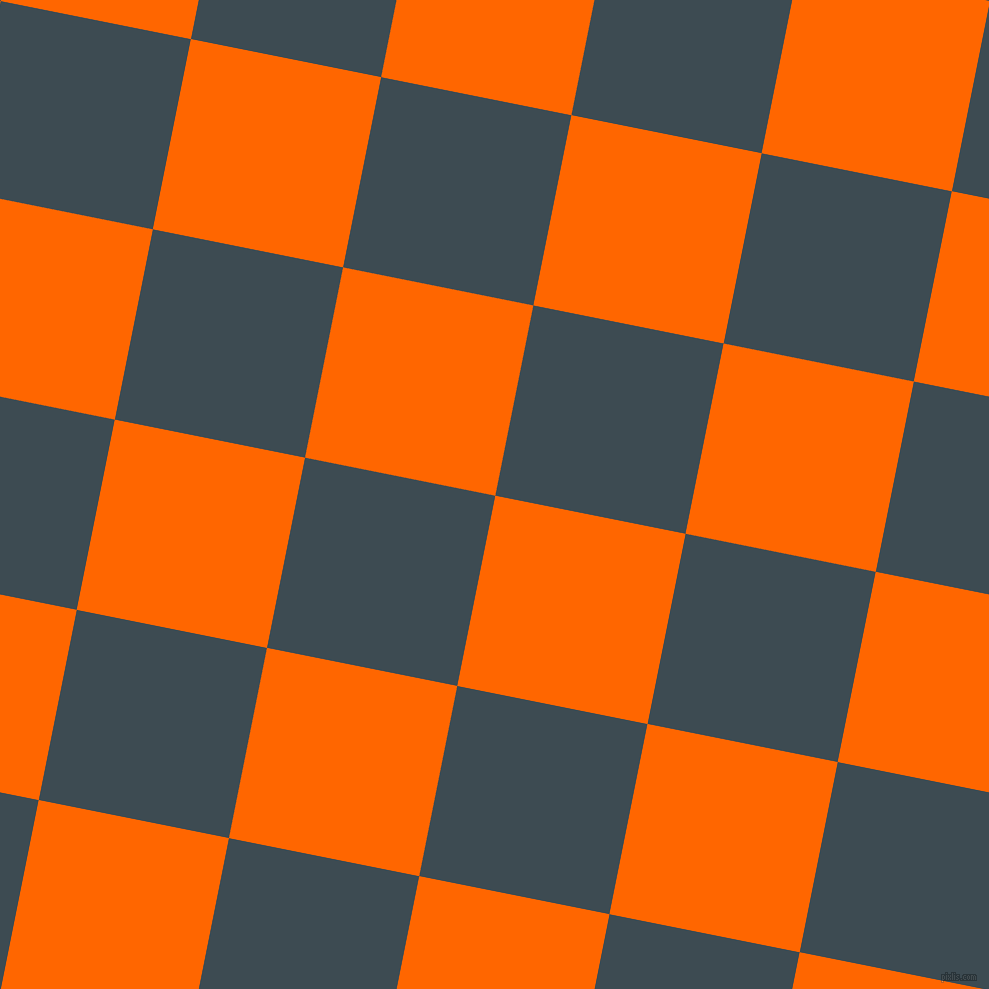 79/169 degree angle diagonal checkered chequered squares checker pattern checkers background, 194 pixel squares size, , Safety Orange and Atomic checkers chequered checkered squares seamless tileable