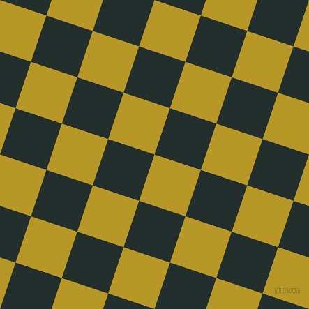 72/162 degree angle diagonal checkered chequered squares checker pattern checkers background, 70 pixel squares size, , Sahara and Racing Green checkers chequered checkered squares seamless tileable