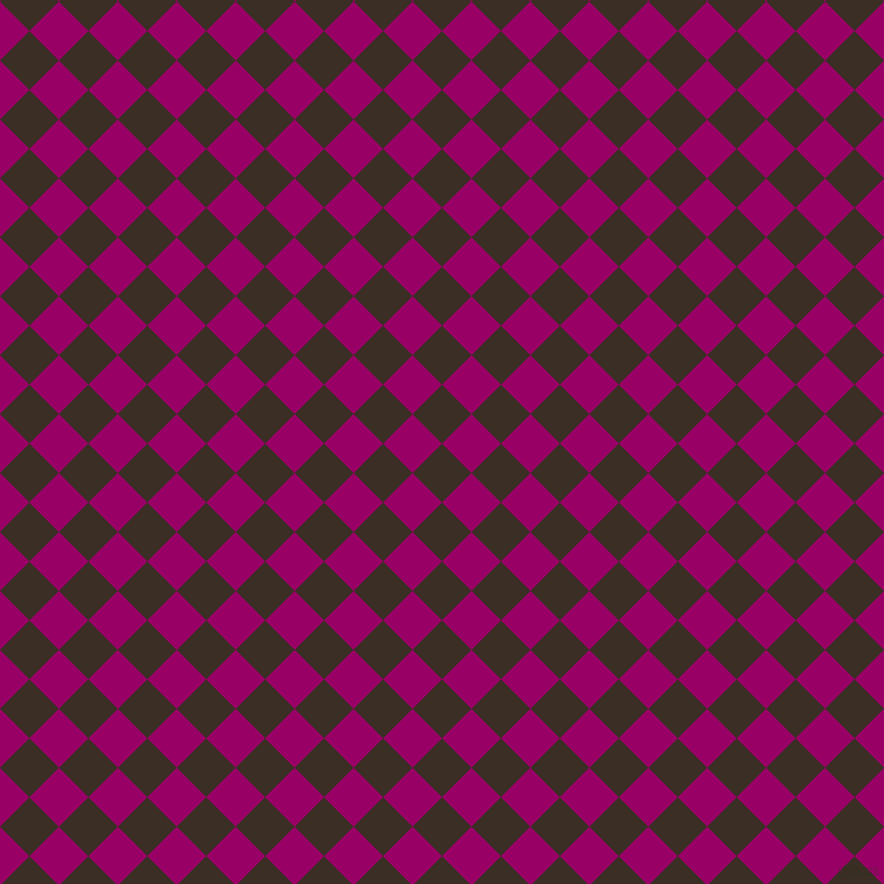 45/135 degree angle diagonal checkered chequered squares checker pattern checkers background, 38 pixel squares size, , Sambuca and Eggplant checkers chequered checkered squares seamless tileable