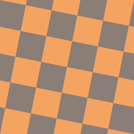 79/169 degree angle diagonal checkered chequered squares checker pattern checkers background, 87 pixel squares size, , Sandy Brown and Hurricane checkers chequered checkered squares seamless tileable