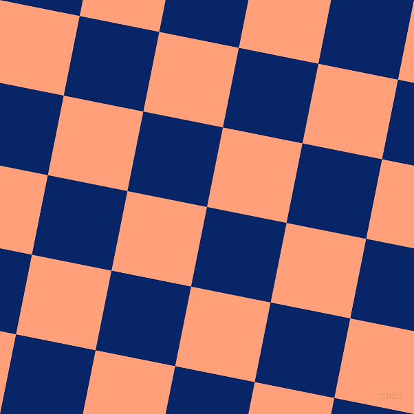 79/169 degree angle diagonal checkered chequered squares checker pattern checkers background, 118 pixel squares size, , Sapphire and Light Salmon checkers chequered checkered squares seamless tileable