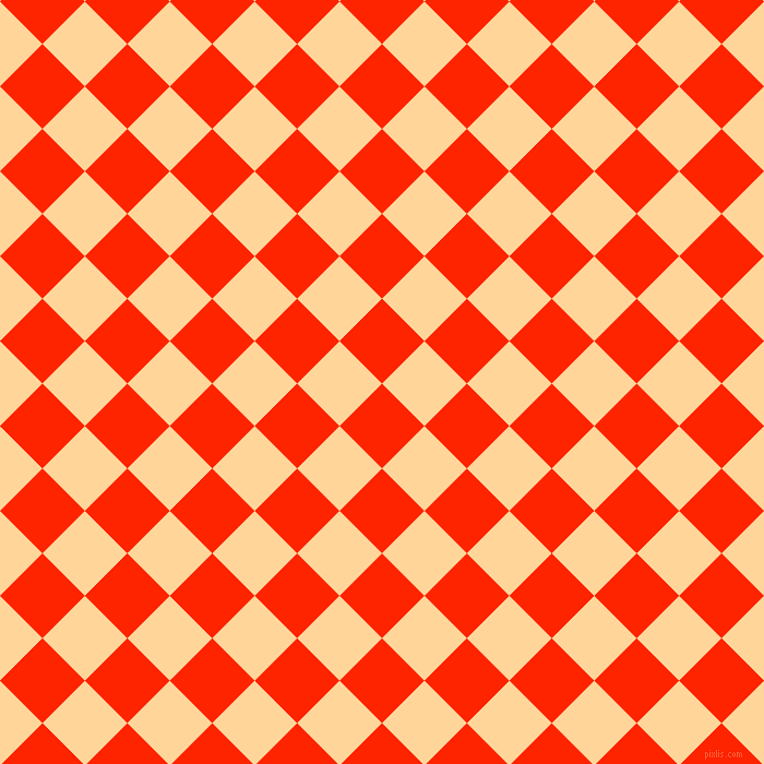 45/135 degree angle diagonal checkered chequered squares checker pattern checkers background, 55 pixel square size, , Scarlet and Caramel checkers chequered checkered squares seamless tileable