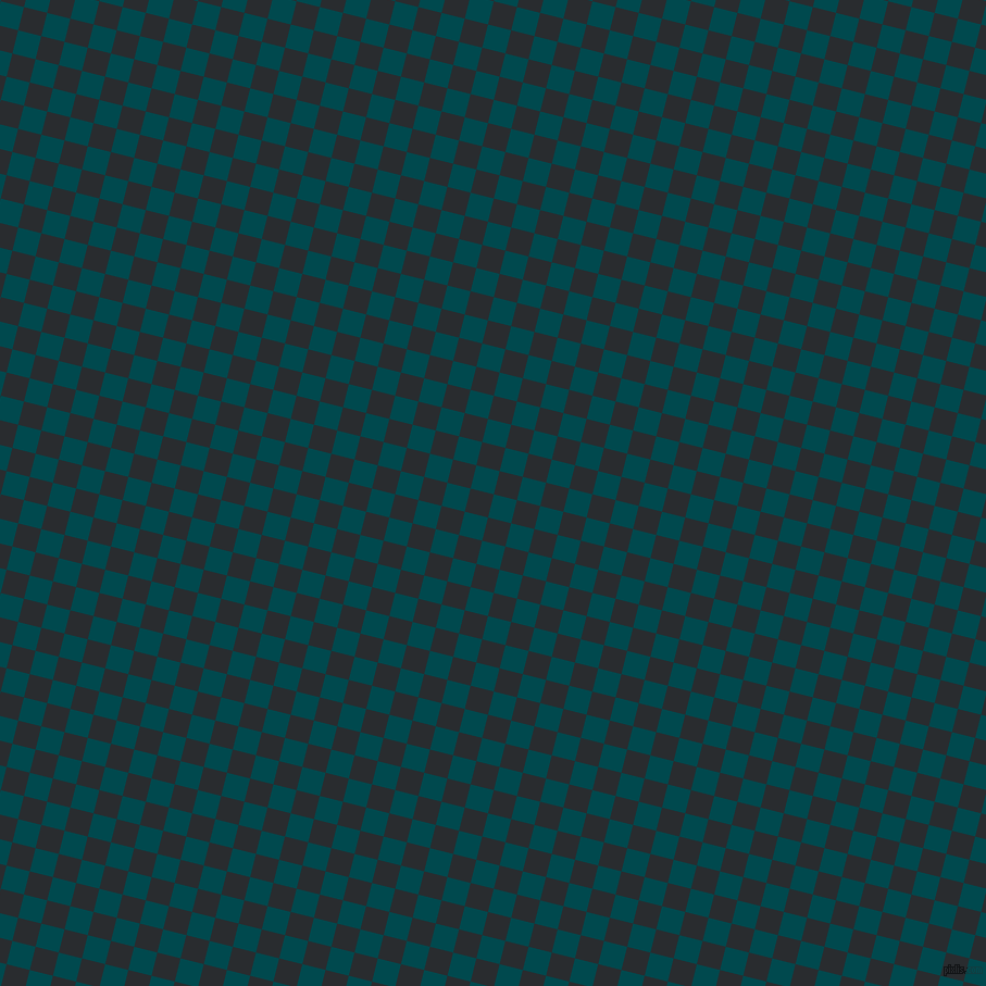 76/166 degree angle diagonal checkered chequered squares checker pattern checkers background, 22 pixel square size, , Sherpa Blue and Bunker checkers chequered checkered squares seamless tileable