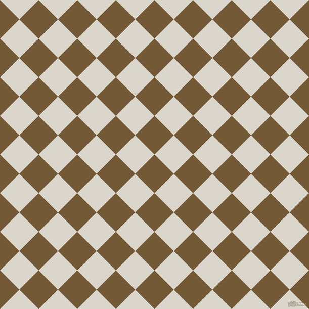 45/135 degree angle diagonal checkered chequered squares checker pattern checkers background, 54 pixel squares size, , Shingle Fawn and White Pointer checkers chequered checkered squares seamless tileable