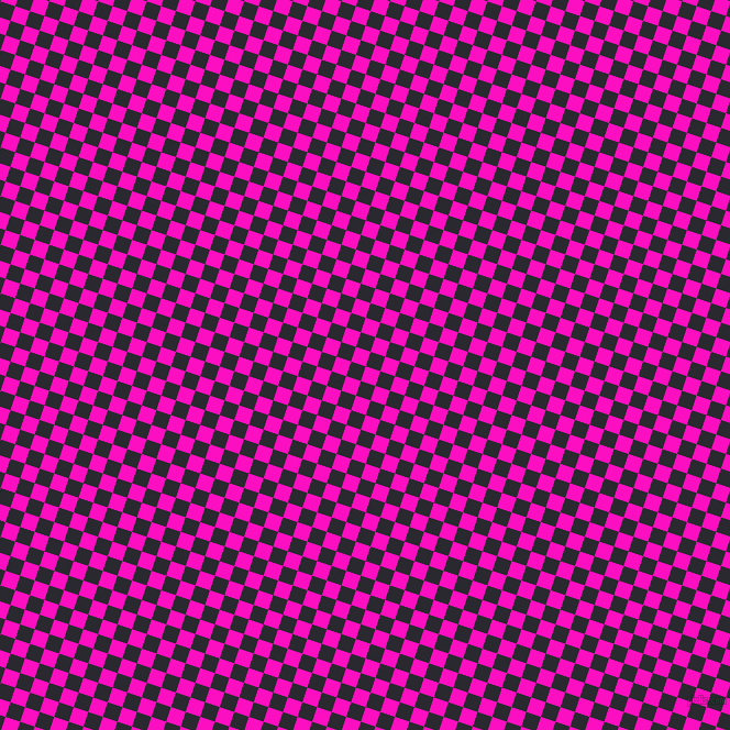 72/162 degree angle diagonal checkered chequered squares checker pattern checkers background, 14 pixel square size, , Shocking Pink and Jaguar checkers chequered checkered squares seamless tileable