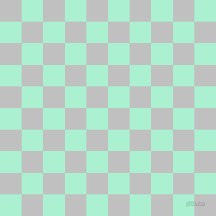 checkered chequered squares checkers background checker pattern, 42 pixel square size, , Silver and Magic Mint checkers chequered checkered squares seamless tileable