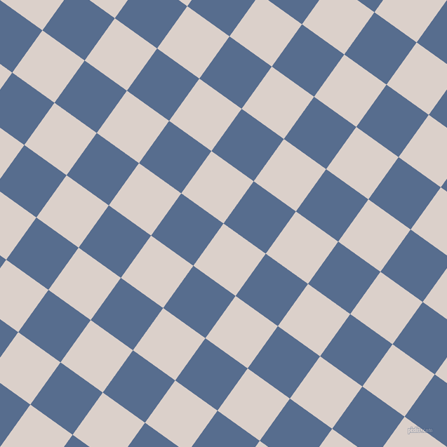 54/144 degree angle diagonal checkered chequered squares checker pattern checkers background, 74 pixel squares size, , Swiss Coffee and Kashmir Blue checkers chequered checkered squares seamless tileable