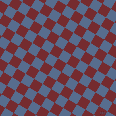 59/149 degree angle diagonal checkered chequered squares checker pattern checkers background, 35 pixel squares size, , Tamarillo and Kashmir Blue checkers chequered checkered squares seamless tileable