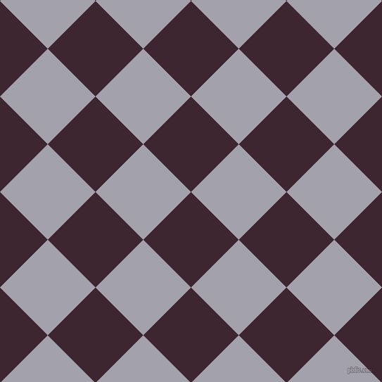 45/135 degree angle diagonal checkered chequered squares checker pattern checkers background, 96 pixel square size, , Toledo and Spun Pearl checkers chequered checkered squares seamless tileable