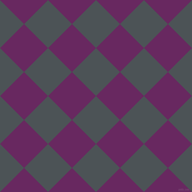45/135 degree angle diagonal checkered chequered squares checker pattern checkers background, 112 pixel square size, , Trout and Palatinate Purple checkers chequered checkered squares seamless tileable