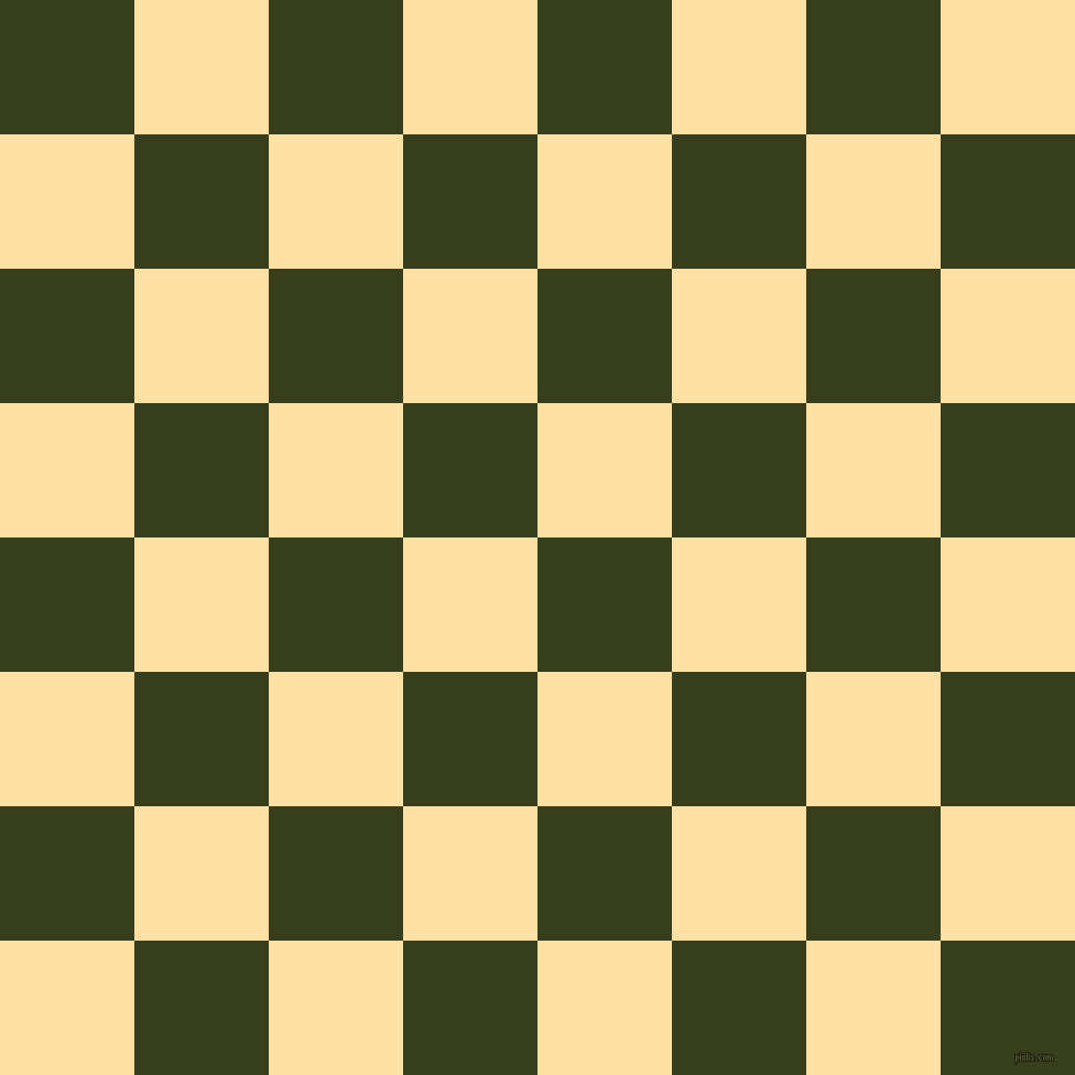 checkered chequered squares checkers background checker pattern, 122 pixel square size, Turtle Green and Cape Honey checkers chequered checkered squares seamless tileable