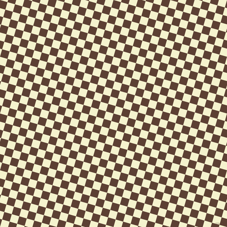 74/164 degree angle diagonal checkered chequered squares checker pattern checkers background, 33 pixel square size, , Very Dark Brown and Moon Glow checkers chequered checkered squares seamless tileable