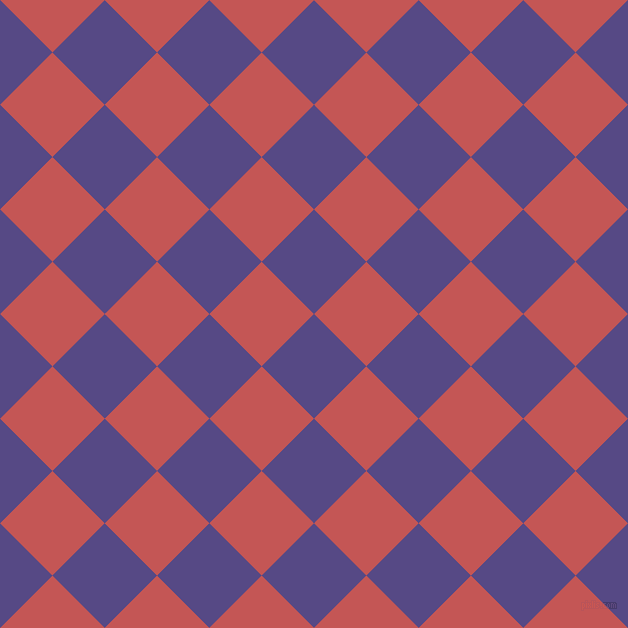 45/135 degree angle diagonal checkered chequered squares checker pattern checkers background, 74 pixel square size, , Victoria and Fuzzy Wuzzy Brown checkers chequered checkered squares seamless tileable