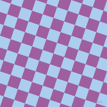 72/162 degree angle diagonal checkered chequered squares checker pattern checkers background, 45 pixel squares size, , Violet Blue and Pale Cornflower Blue checkers chequered checkered squares seamless tileable