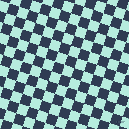 72/162 degree angle diagonal checkered chequered squares checker pattern checkers background, 39 pixel square size, , Water Leaf and Biscay checkers chequered checkered squares seamless tileable