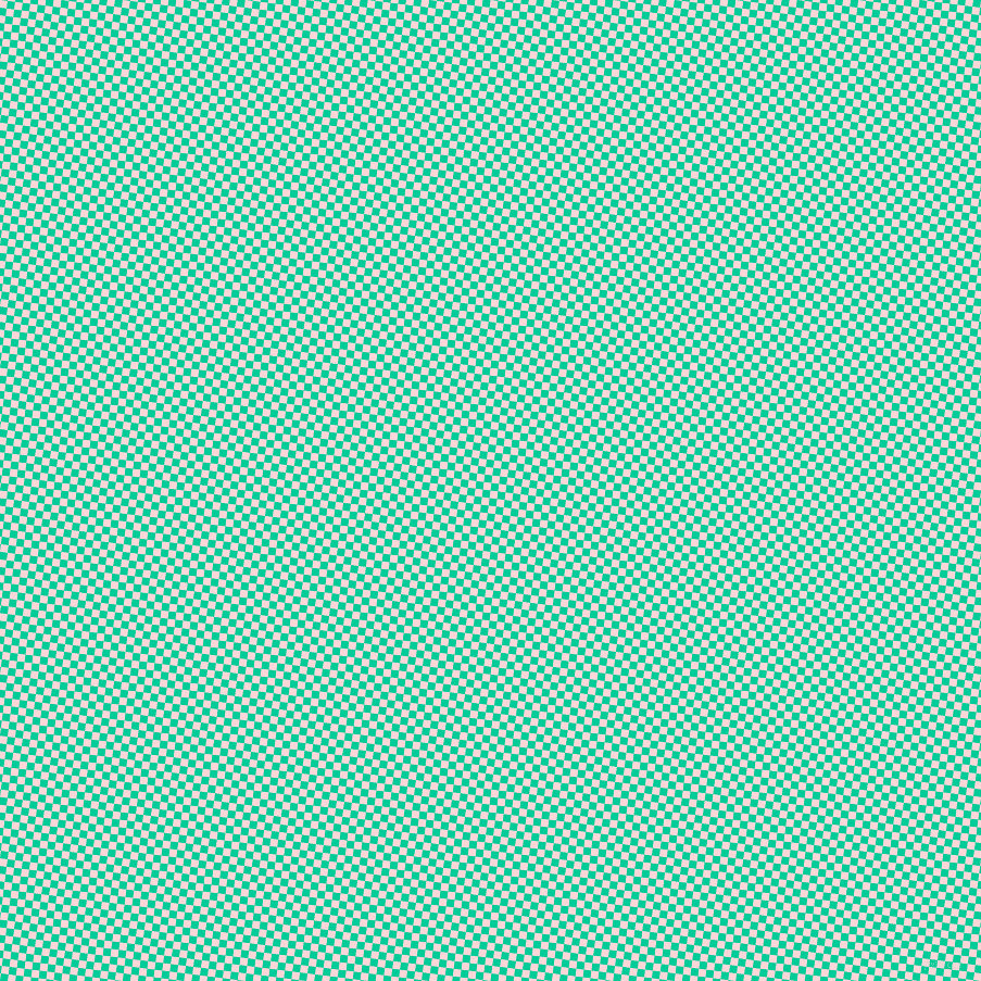 83/173 degree angle diagonal checkered chequered squares checker pattern checkers background, 7 pixel squares size, , We Peep and Caribbean Green checkers chequered checkered squares seamless tileable