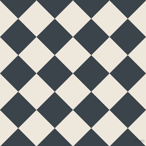 45/135 degree angle diagonal checkered chequered squares checker pattern checkers background, 84 pixel square size, , White Linen and Arsenic checkers chequered checkered squares seamless tileable