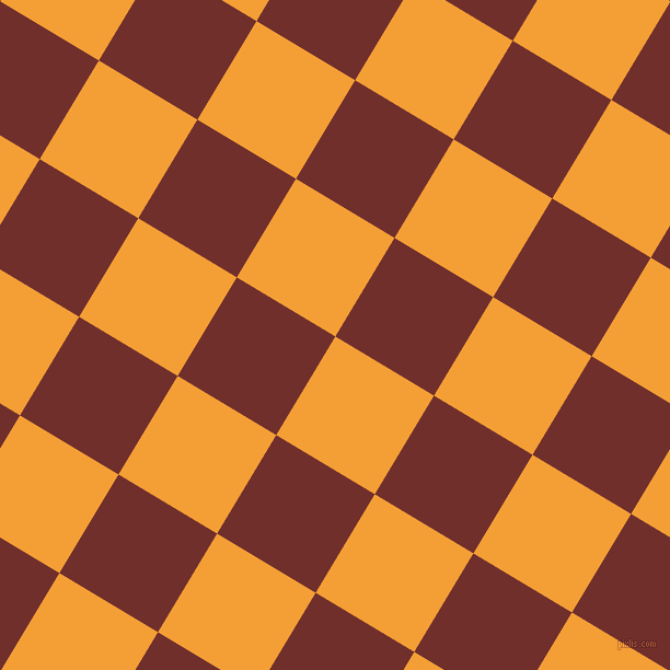 59/149 degree angle diagonal checkered chequered squares checker pattern checkers background, 105 pixel square size, , Yellow Sea and Auburn checkers chequered checkered squares seamless tileable