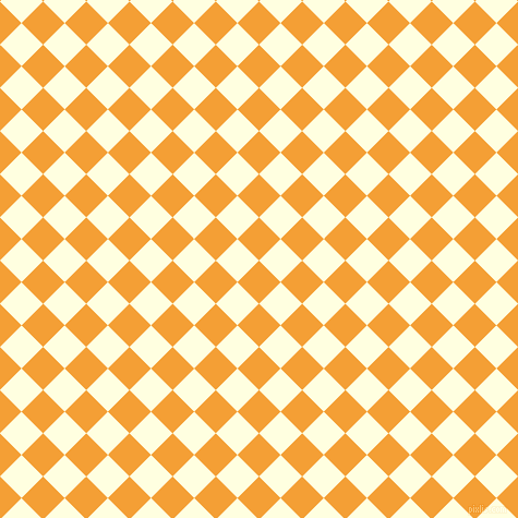 45/135 degree angle diagonal checkered chequered squares checker pattern checkers background, 28 pixel square size, , Yellow Sea and Light Yellow checkers chequered checkered squares seamless tileable
