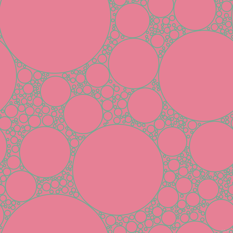 bubbles, circles, sponge, big, medium, small, 3 pixel line width, Acapulco and Carissma circles bubbles sponge soap seamless tileable