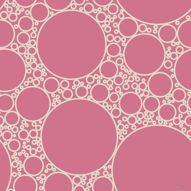 bubbles, circles, sponge, big, medium, small, 5 pixel line width, Albescent White and Charm circles bubbles sponge soap seamless tileable
