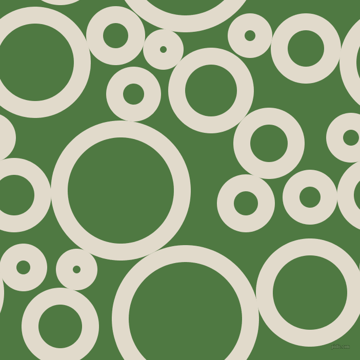 bubbles, circles, sponge, big, medium, small, 33 pixel line width, Albescent White and Fern Green circles bubbles sponge soap seamless tileable