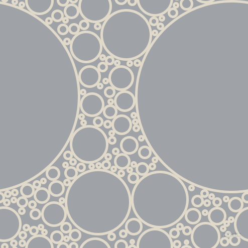 bubbles, circles, sponge, big, medium, small, 5 pixel line width, Albescent White and Grey Chateau circles bubbles sponge soap seamless tileable